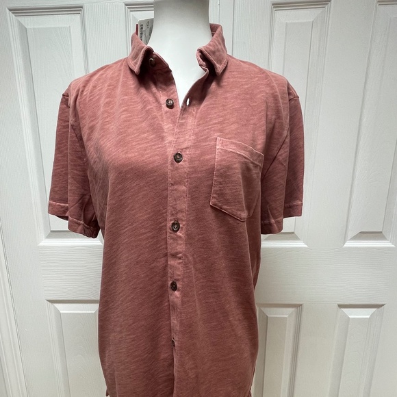 Marine Layer - Vintage Heavy Slub Button Down Shirt - Size M - NEW With Tags. - Picture 2 of 15